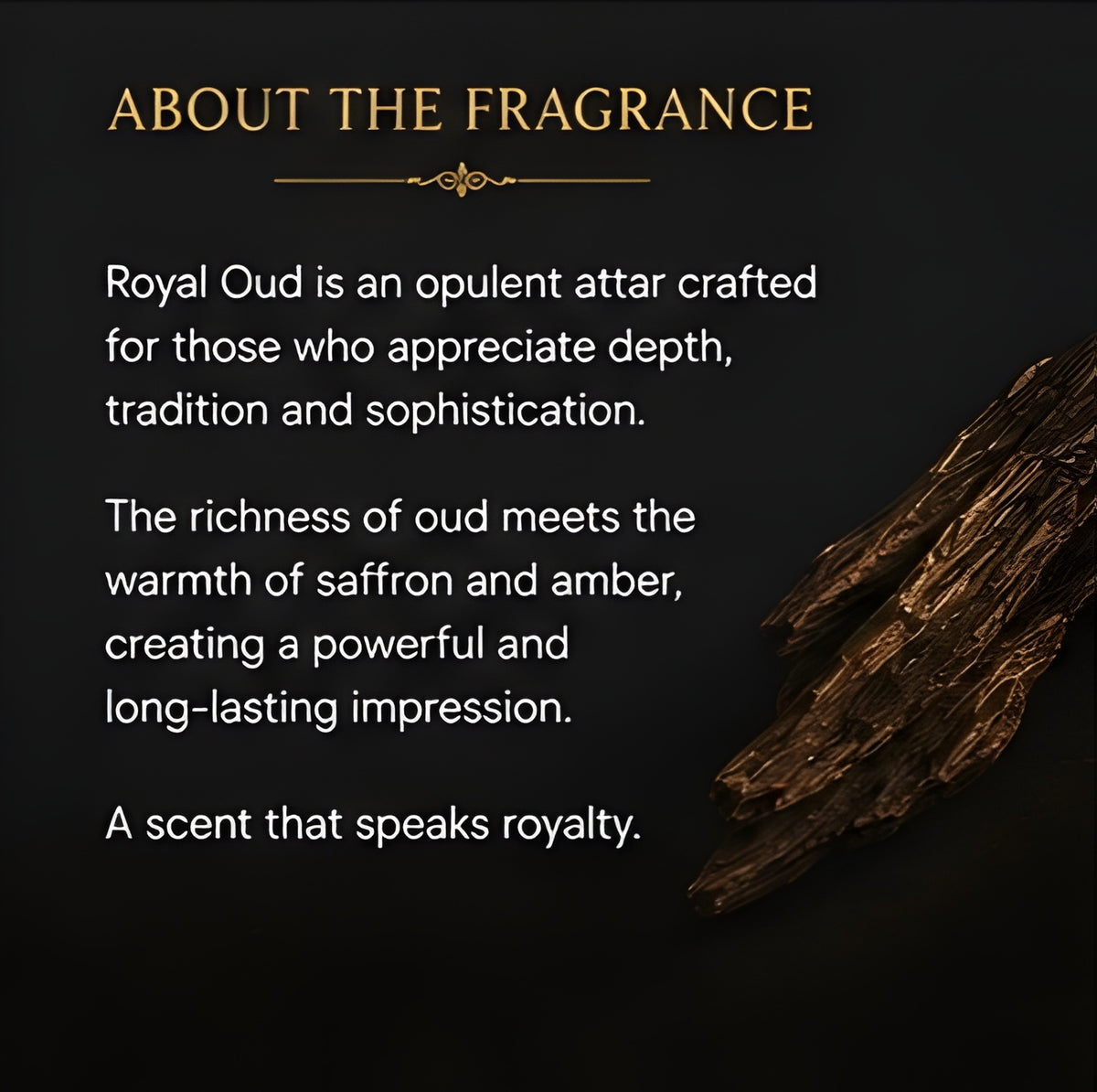 SHUDHIX Royal Oud Premium Attar | Alcohol Free Long Lasting Oud Fragrance