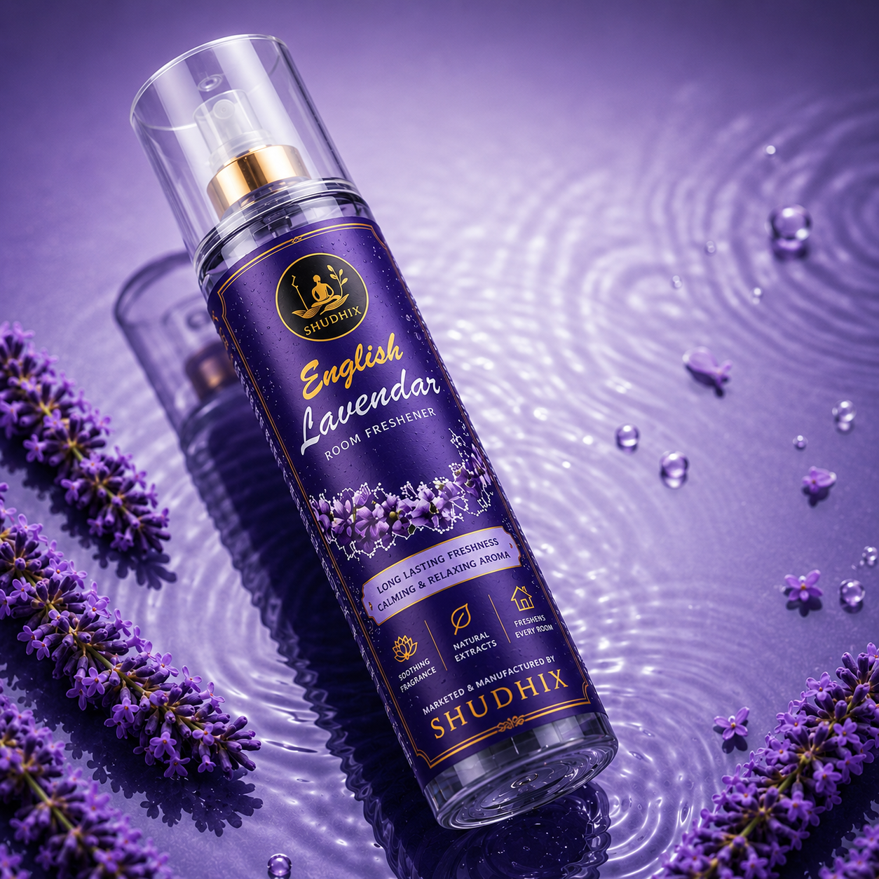 SHUDHIX English Lavender Room Freshener